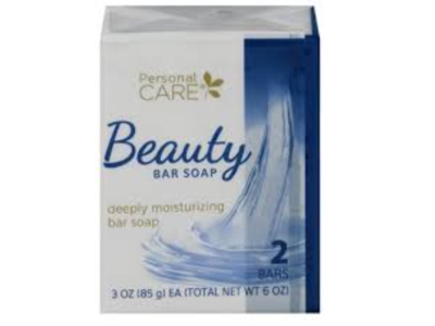Personal Care Beauty Bar Soap, 3 oz/85 g, 2 Count