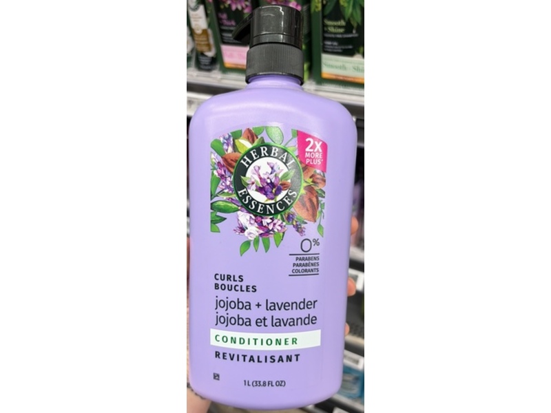 Herbal Essences Curl Boucles Conditioner, Jojoba + Lavender, 33.8 fl oz/1 L