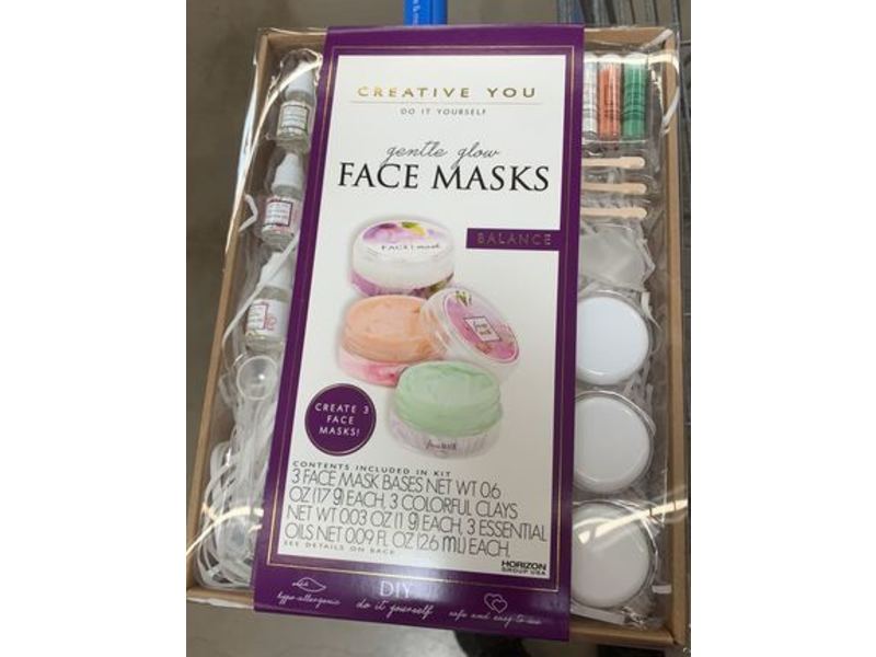 Horizon Creative You Do It Yourself Gentle Glow 3 Face Masks, 0.03 oz/1 g