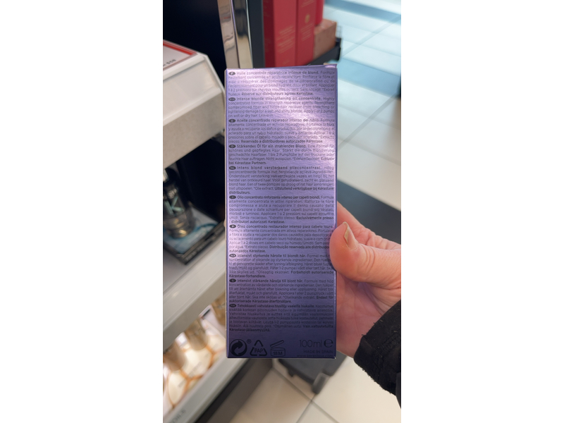 Kerastase Blond Absolu Huile Cicaextreme Hair Oil, 3.4 fl oz/100 mL