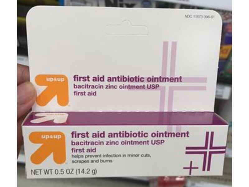 Up & Up Antibiotic First Aid Ointment, 0.5 oz/14.2 g