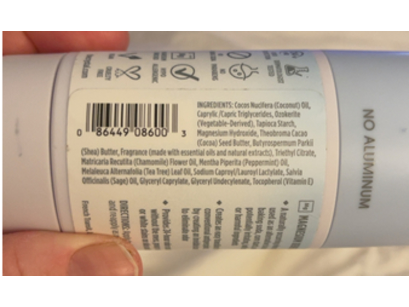 Crystal Magnesium Enriched Deodorant, Clean + Fresh, 2.5 oz/70 g