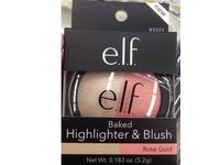 e.l.f. Baked Highlighter & Blush, Rose Gold, 0.183 oz/5.2 g - thumbnail 2