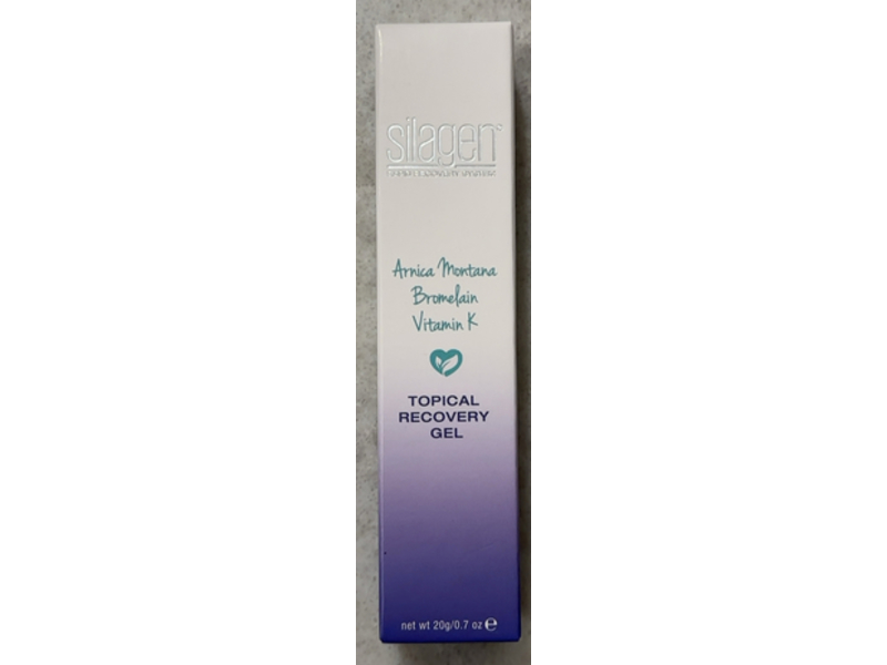 Silagen Topical Recovery Gel, Arnica Montana, Bromelain & Vitamin K, 0.7 oz/20 g