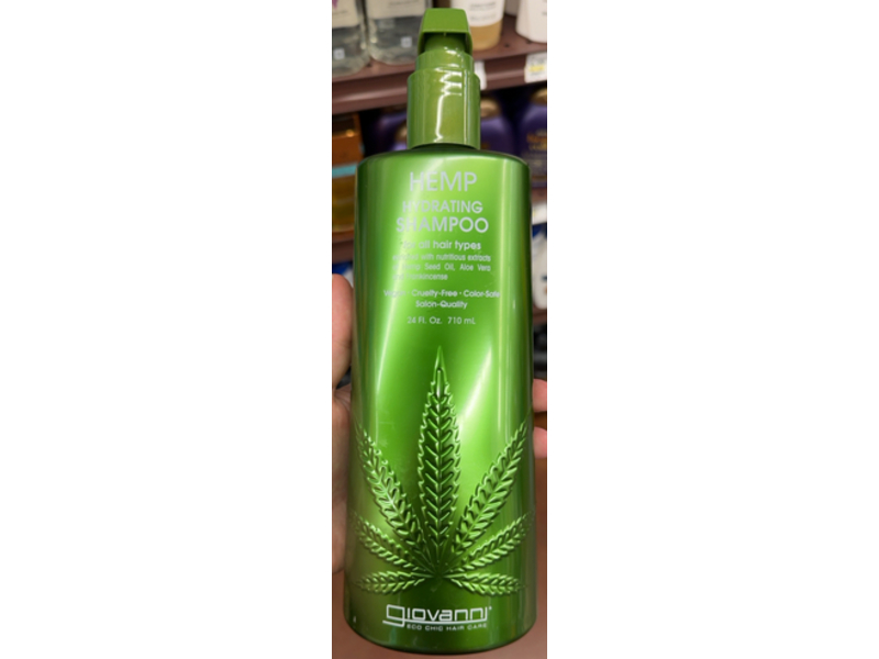 Giovanni Hydrating Shampoo, Hemp, 24 fl oz/710 mL