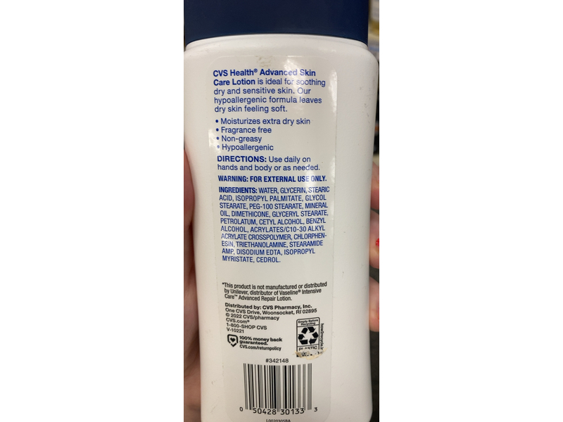 CVS Health Advanced Skin Care Lotion, 10 fl oz/295 mL