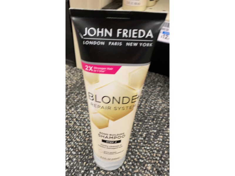 John Frieda Blonde + Bond Building Shampoo, 8.3 fl oz/245 mL