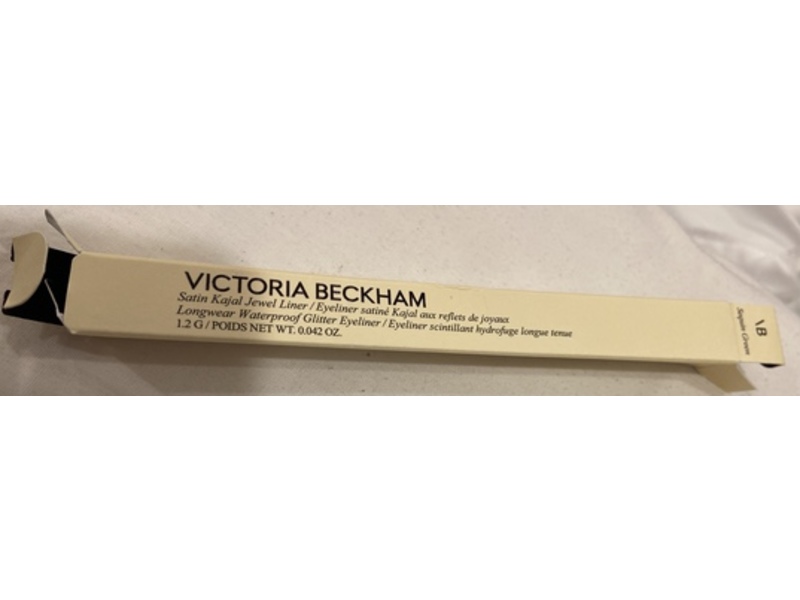 Victoria Beckham Satin Kajal Jewel Liner, Sequin Green, 0.042 fl oz/1.2 g