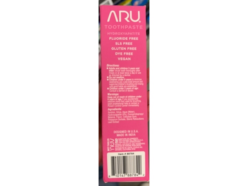 ARU Hydroxyapatite Sensitive Toothpaste, Soothing Mint, 3.5 oz/99 g