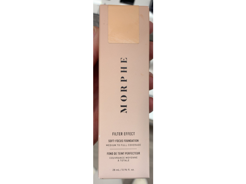 Morphe Filter Effect Soft-Focus Foundation, 3 Light, 0.97 fl oz/28 mL