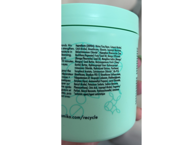 Amika The Kure Intense Strength Repair Hair Mask​, 16 fl oz/500 mL