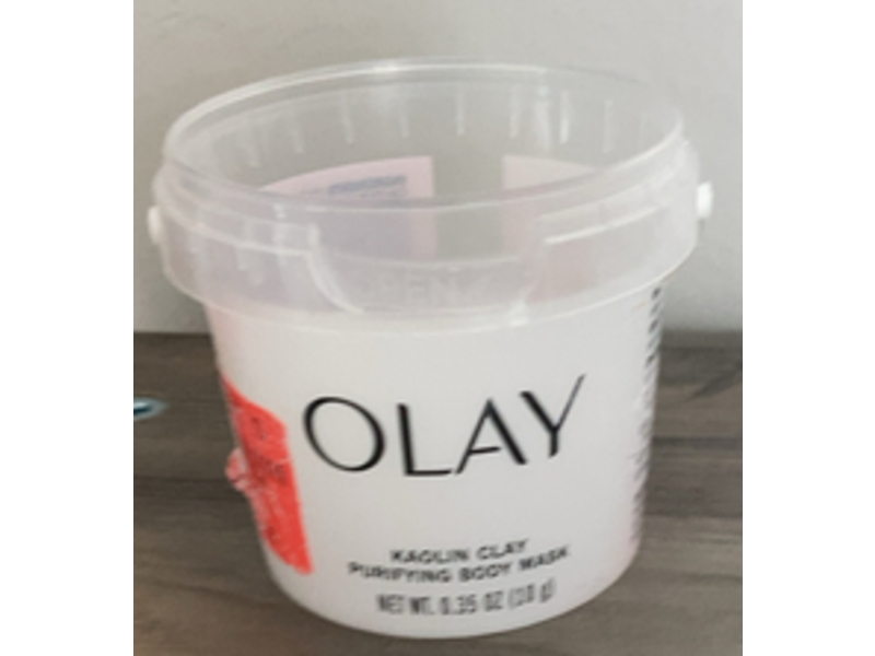 Olay Kaolin Clay Purifying Body Mask, 0.35 oz/10 g