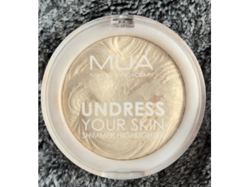 MUA Undress Your Skin Shimmer Highlighter, Iridescent Gold,7.5 g