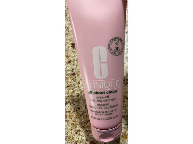Clinique All About Clean Rinse-Off Foaming Cleanser, 8.5 fl oz/250 mL