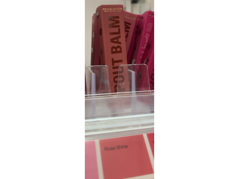 Revolution Pout Balm Melting Lip Balm, Rose Shine, 0.08 oz/2.5 g