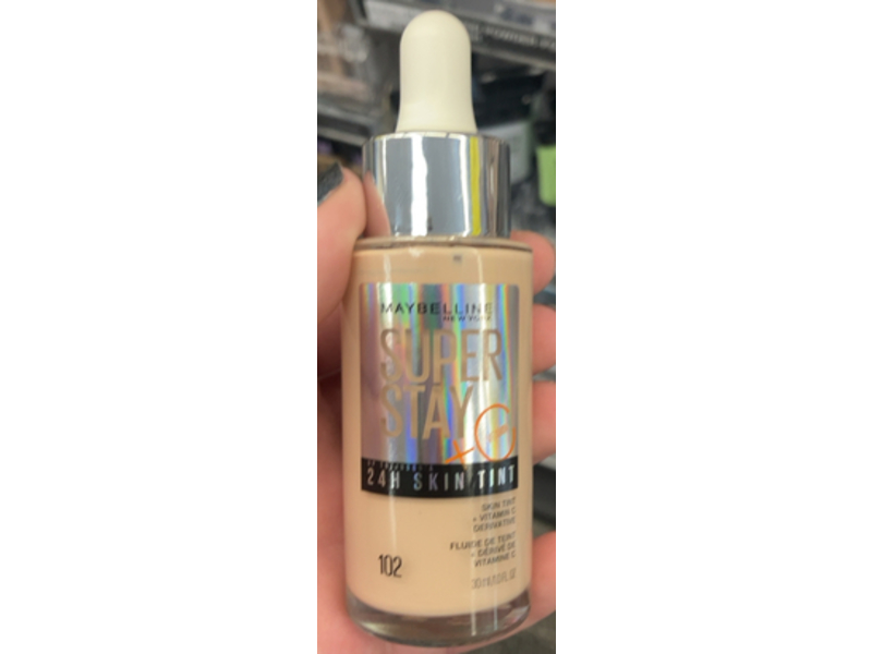 Maybelline Super Stay Skin Tint, Vitamin C 102, 1.0 fl oz/30 mL