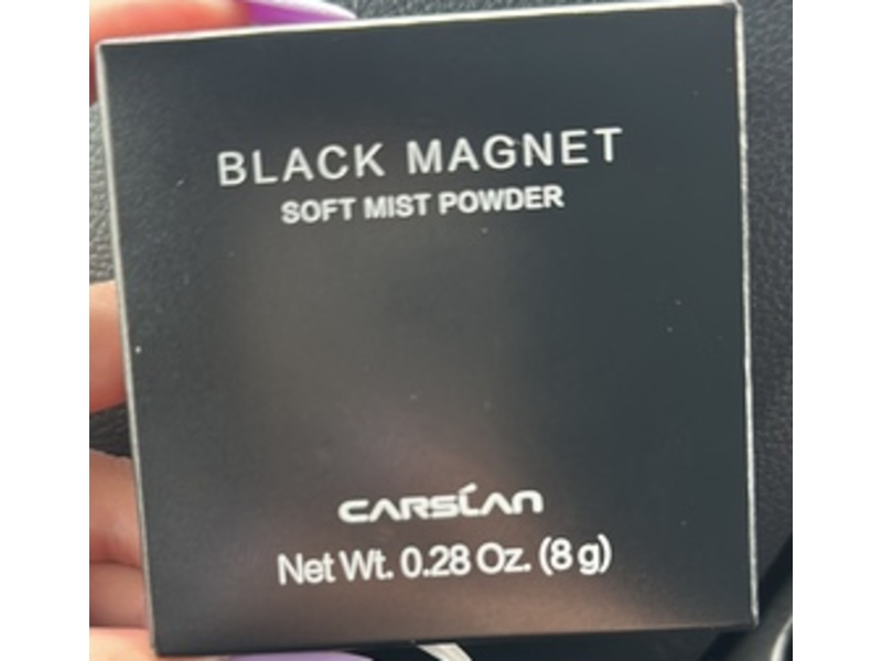 Carslan Black Magnet Soft Mist Powder, 02 Translucent, 0.28 oz/8 g