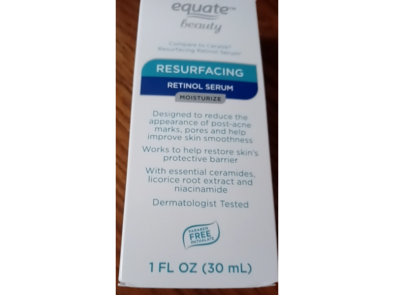Equate Beauty Resurfacing Retinol Serum , Moisturize, 1 fl oz/30 mL