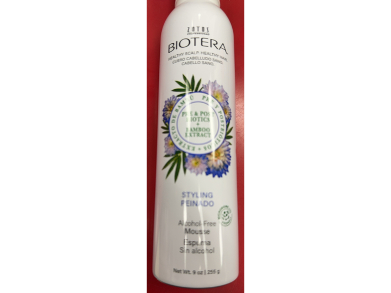 Biotera Styling Mousse, 9 oz/255 g
