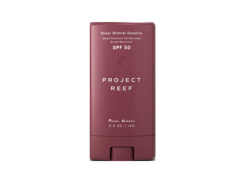 Project Reef Sheer Mineral Sunstick, SPF 50, 0.5 oz/14 g