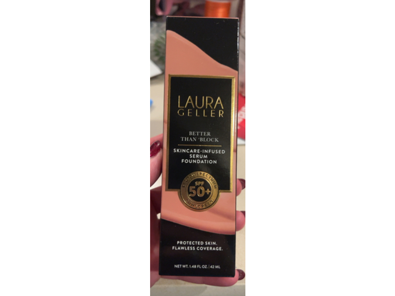Laura Geller Skincare-Infused Serum Foundation, SPF 50+, Light, 1.48 fl oz/40 mL