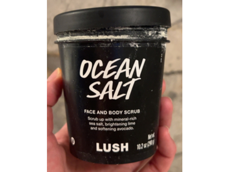 Lush Face & Body Scrub, Ocean Salt, 10.2 oz/290 g