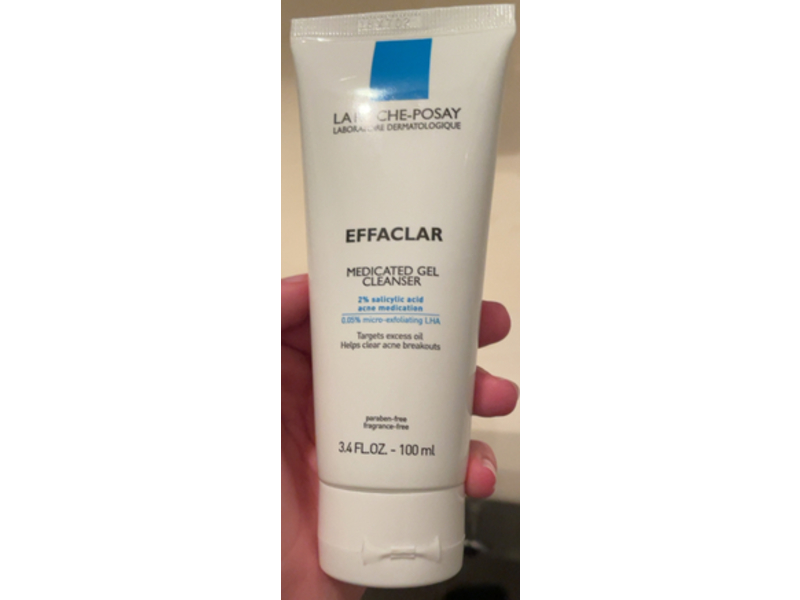 La Roche-Posay Effaclar Medicated Gel Cleanser, 3.4 fl oz/100 mL