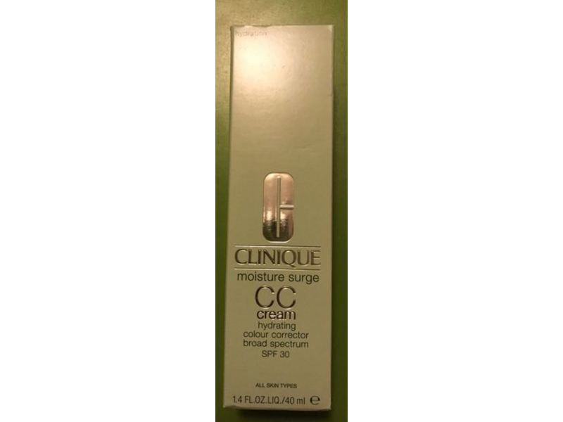Clinique Moisture Surge CC Cream, SPF 30, Light Medium, 1.4 fl oz/40 mL