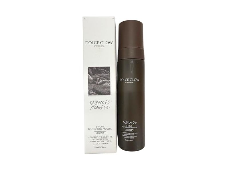 Dolce Glow Self-Tanning Mousse, Ultra-Dark, 6.7 fl oz/200 mL