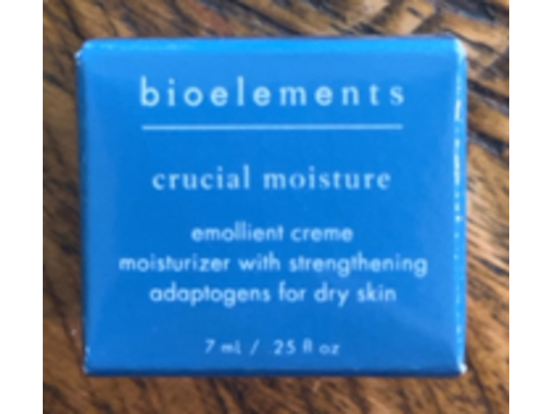 Bioelements Crucial Moisture Emollient Creme, 0.25 fl oz/7 mL