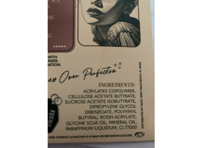 Fazit Makeup Patches, Rose Gold Speckles, Count 6