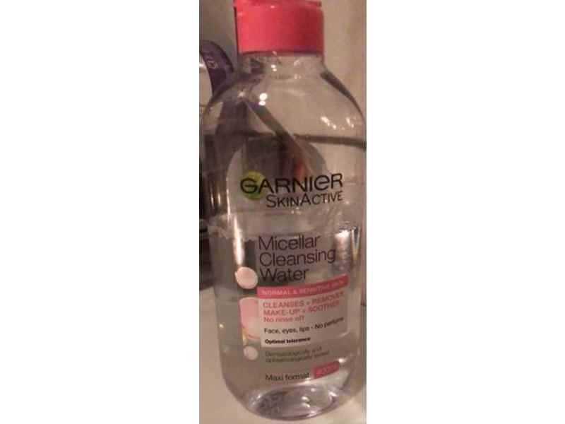 Garnier SkinActive Micellar Cleansing Water, Normal & Sensitive Skin, 400 mL