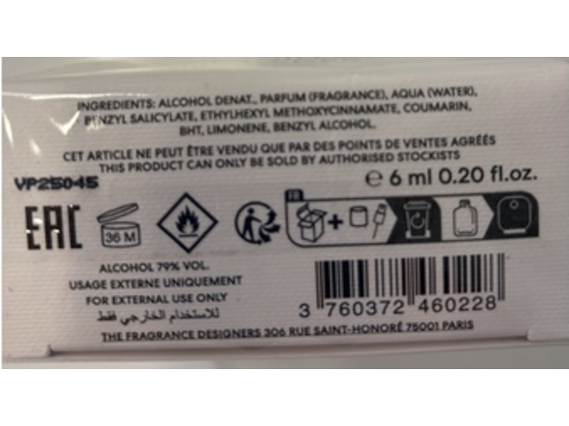 Matiere Premiere Eau de Parfum, Vanilla Powder, 0.2 fl oz/6 mL