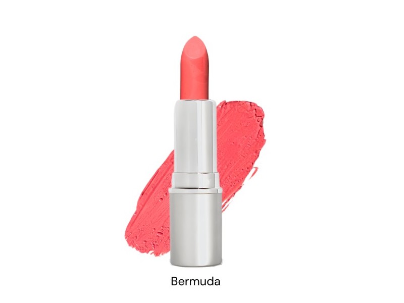 Honeybee Gardens Truly Natural Lipstick, Bermuda, 0.11 oz/3 g