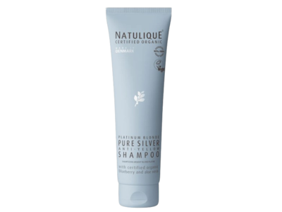 Natulique Anti Yellow Shampoo, Platinum Blonde Pure Silver, Organic Blueberry & Aloe Vera, 6.8 fl oz/200 mL