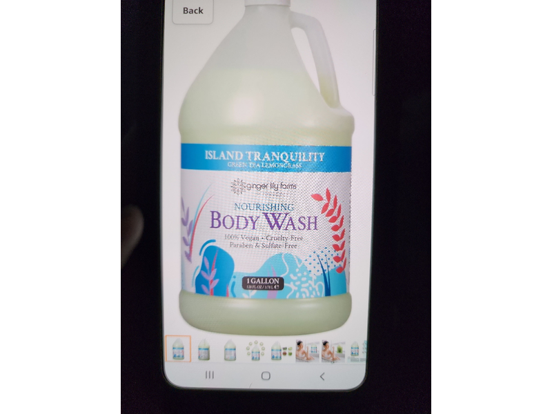 Island Tranquility Nourishing Body Wash, 128 fl oz/3.78 L, Pack Of 4