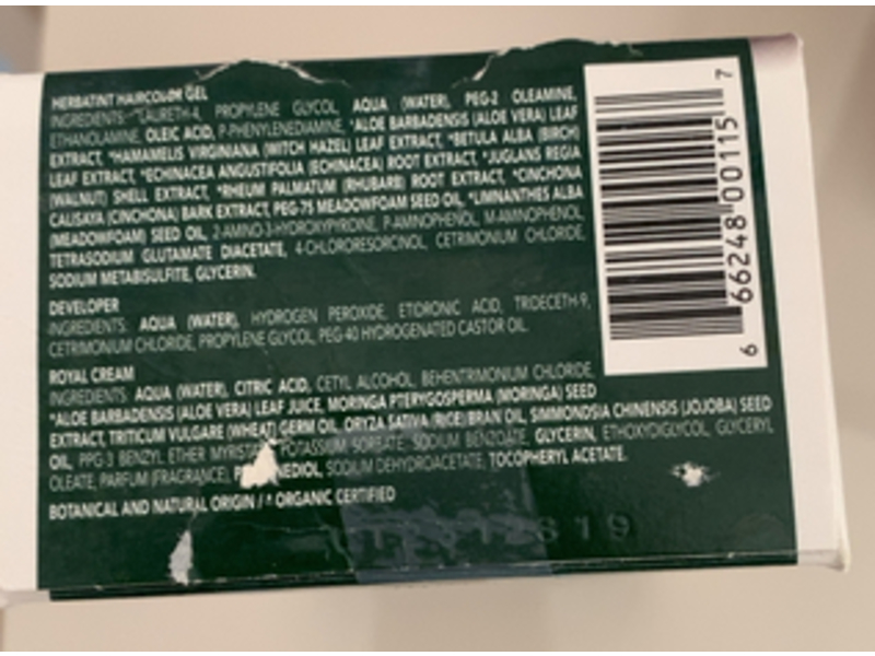 Herbatint Permanent Haircolor Gel, 4M Mahogany Chestnut, 2 Application, 4.56 fl oz/135 mL