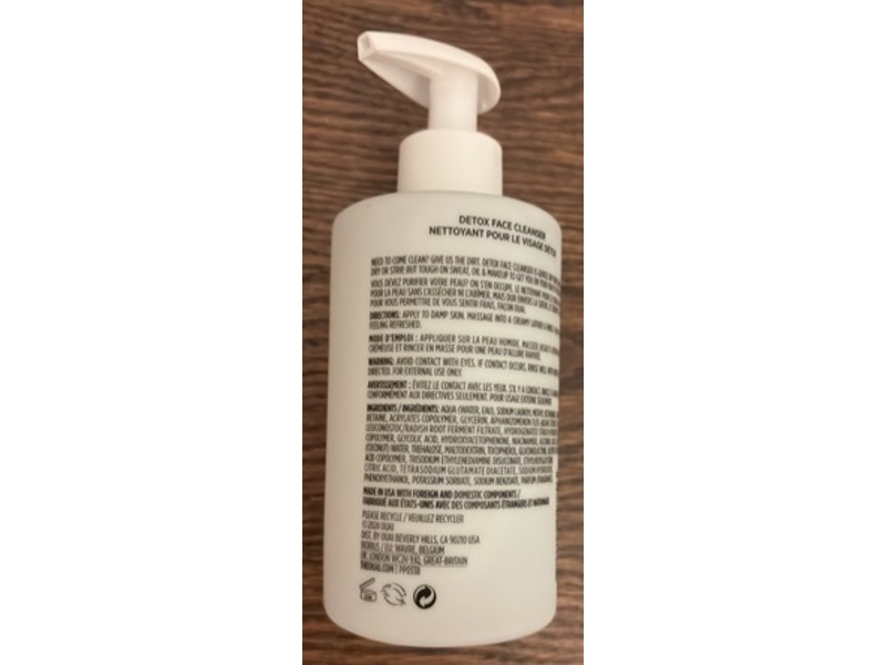 Ouai Detox Face Cleanser, 7.8 fl oz/231 mL