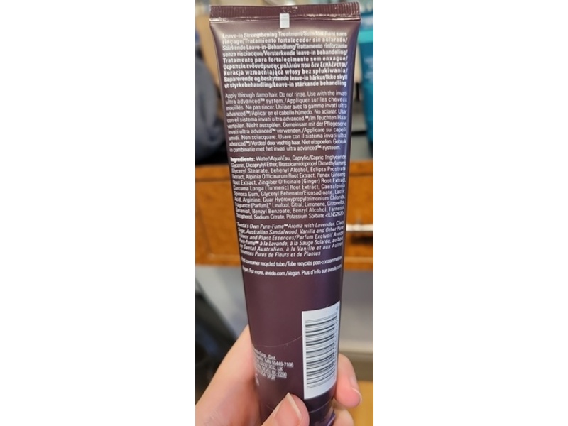 Aveda Invati Ultra Advanced Fortifying Leave-In Treatment, 3.4 fl oz/100 mL