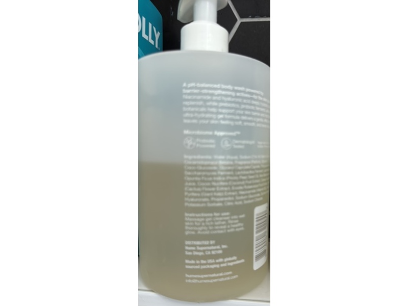 Hume Supernatural Ultra Nourishing Body Wash, Santal Sun,16 fl oz/473 mL