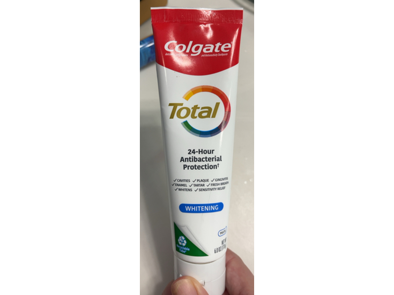 Colgate Antibacterial Protection Whitening Toothpaste, 6.0 oz/170 g