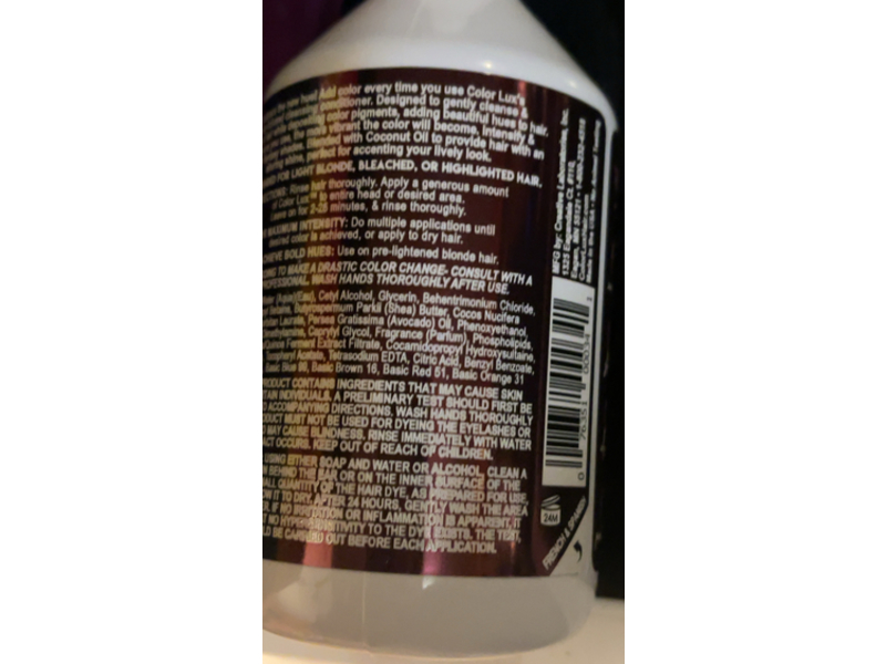 Color Lux Color Cleansing Conditioner, Sangria, 8.25 fl oz/244 mL