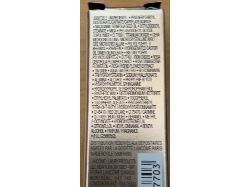 Lancôme L'Absolu Rouge Hydrating Cream Lipstick, 326 Coquette, 0.12 oz/3.4 g