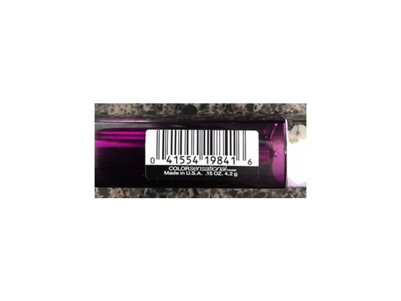 Maybelline New York Color Sensational The Creams Finish Lipstick, Plum Perfect, 0.15 oz/4.2 g