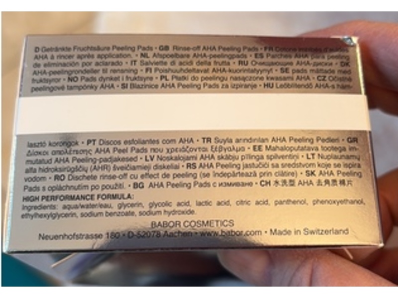 Doctor Babor Refine Aha Peel Pads, 60 Pads