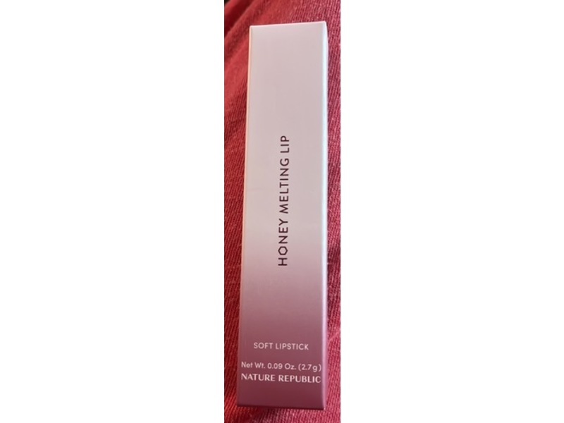 Nature Republic Honey Melting Lip Soft Lipstick, 18 Rose Pink, 0.09 oz/2.7 g