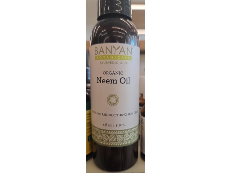 Banyan Botanicals Organic Neem Oil, 4 fl oz/118 mL