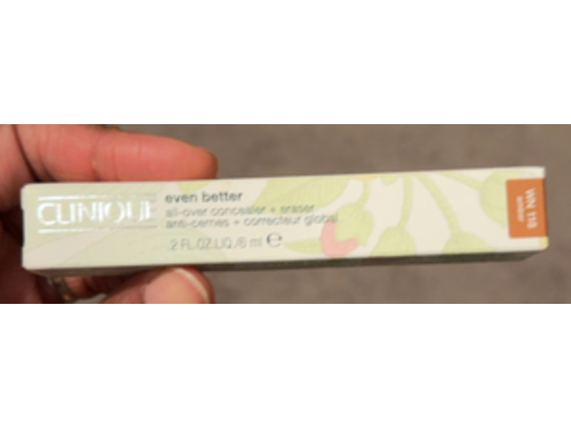 Clinique Even Better All Over Concealer + Eraser, WN 118 Amber, 2 fl oz/6 mL