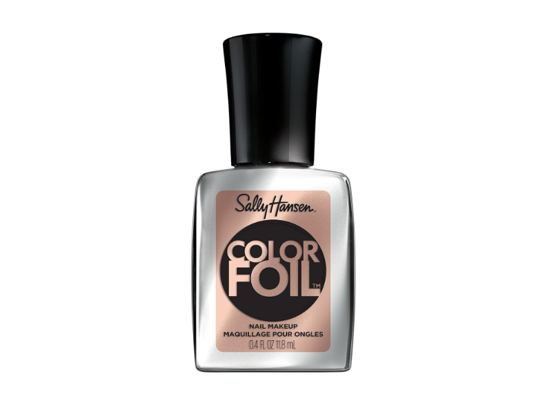 Sally Hansen Color Foil Nail Makeup, 100 Rose Beam, 0.4 fl oz/11.8 mL