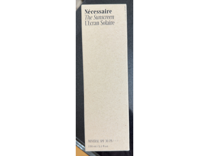 Necessaire The Mineral Sunscreen, SPF 30 & PA+++, 5.1 fl oz/150 mL